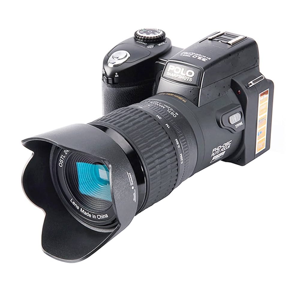 一眼レフ カメラ ポロ D7100 3300万画素 オートフォーカス Amazon | 動画撮影用カメラ ビデオカメラ4Kカムコーダー ポロ